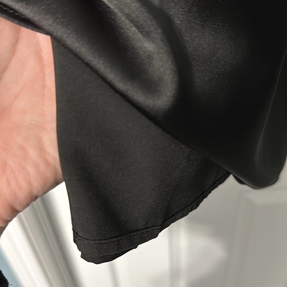 Lined Satin Midi Skirt - Picture 2 of 4